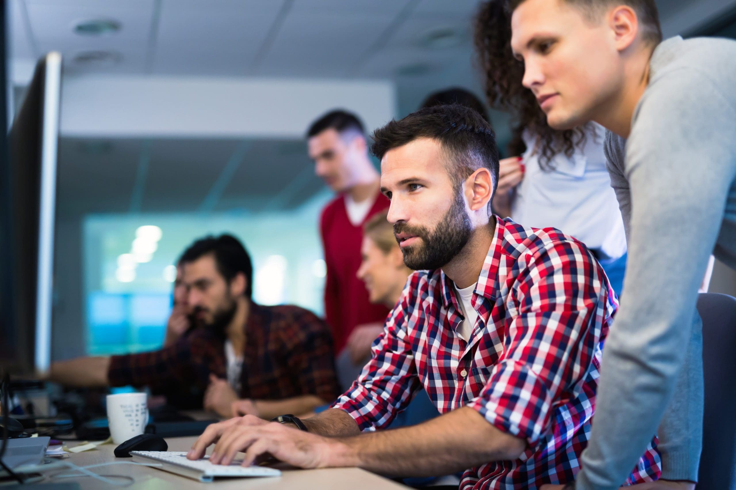 IT people working